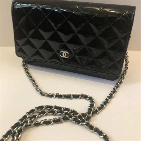 chanel patent woc|Chanel handbags on chain.